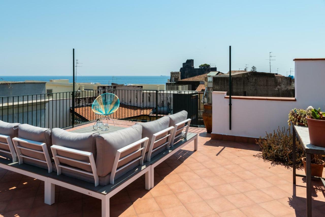 La Terrazza Dei Normanni Lejlighed Aci Castello Eksteriør billede